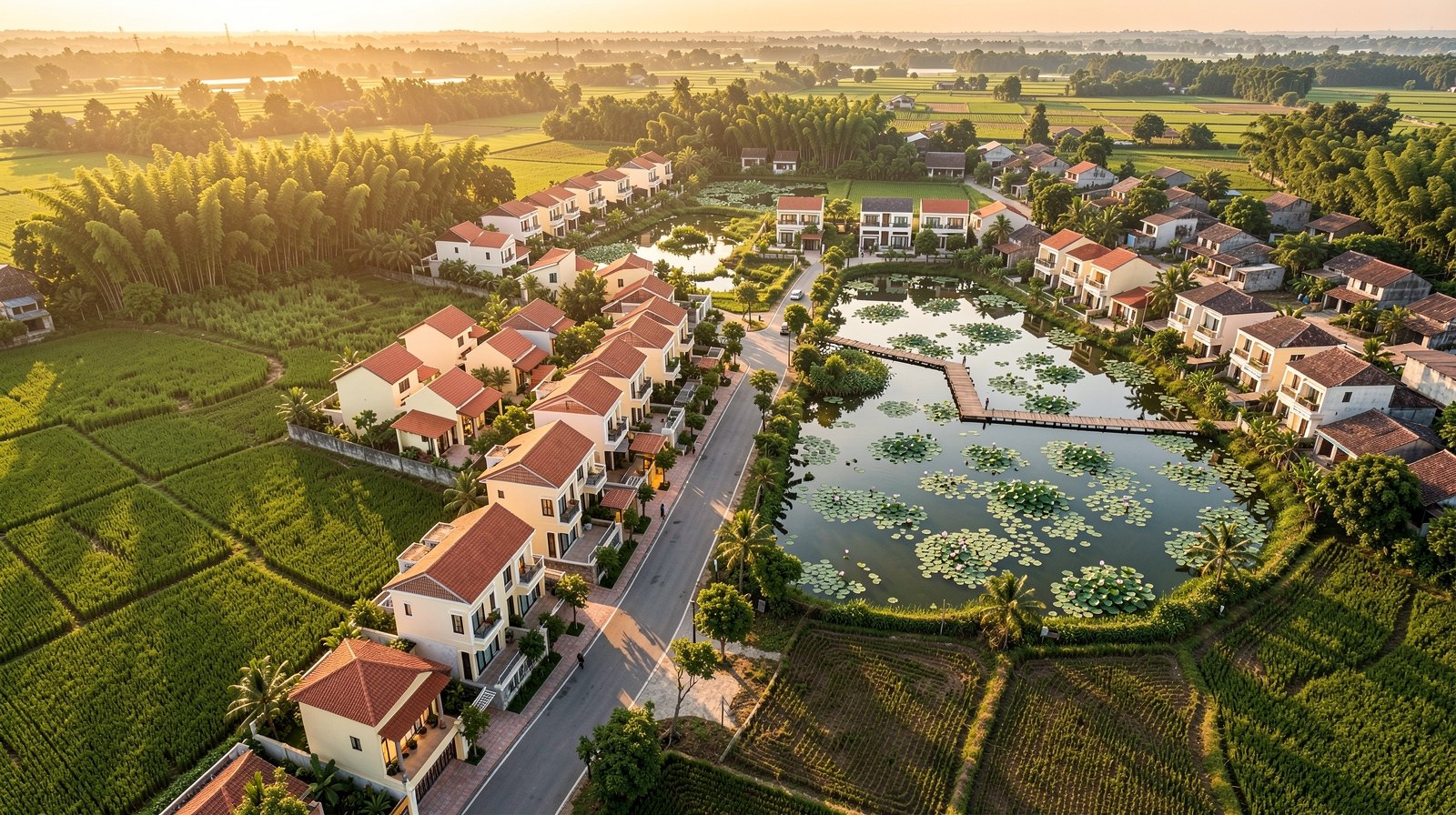 Phối cảnh 3D tổng thể Khu đô thị mới Bằng Quân Định Sơn